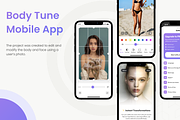 Body Tune mobile app, an App Template by Shoppie (Thumbnail 1 of 3)