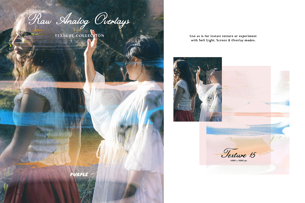 Raw Analog Texture Overlays, a Texture Graphic by Purple (Photo 19 of 31)