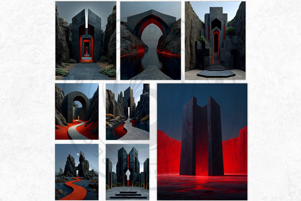 The Red Silence Cliparts, a Decorative Illustration by ThatsDesignArt (Photo 16 of 17)
