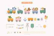 Wild Party Animal Clipart Bundle, an Animal Illustration by Petit Citizen Design (Thumbnail 4 of 9)