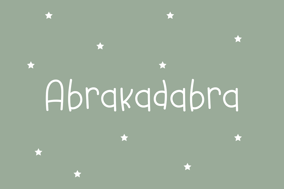 Abra Kadabra, a Handwritten Font by Sofia Skoog (Photo 1 of 8)