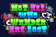 Square Spray Graffiti Font, a Blackletter Font by Blankids Studio (Thumbnail 2 of 6)