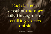 KOLAK-modern vintage, a Serif Font by ToniStudio (Thumbnail 4 of 6)