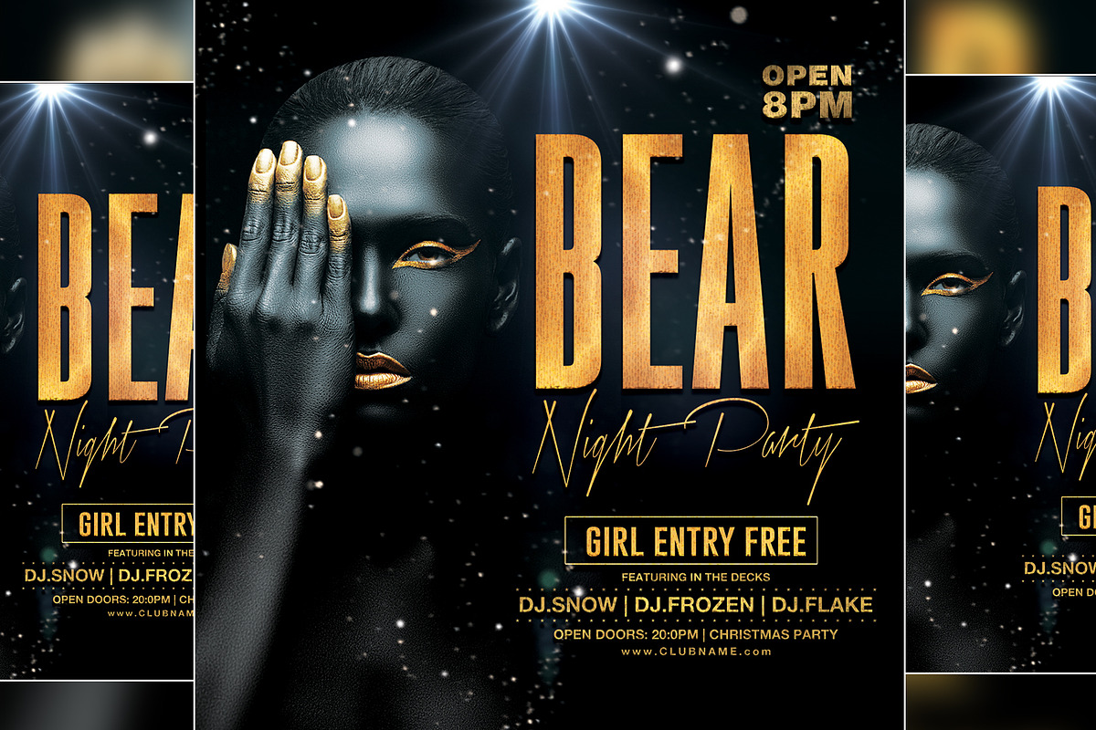 Ladies Night Flyer Template, a Templates & Theme by VaaniDesigns (Photo 1 of 2)