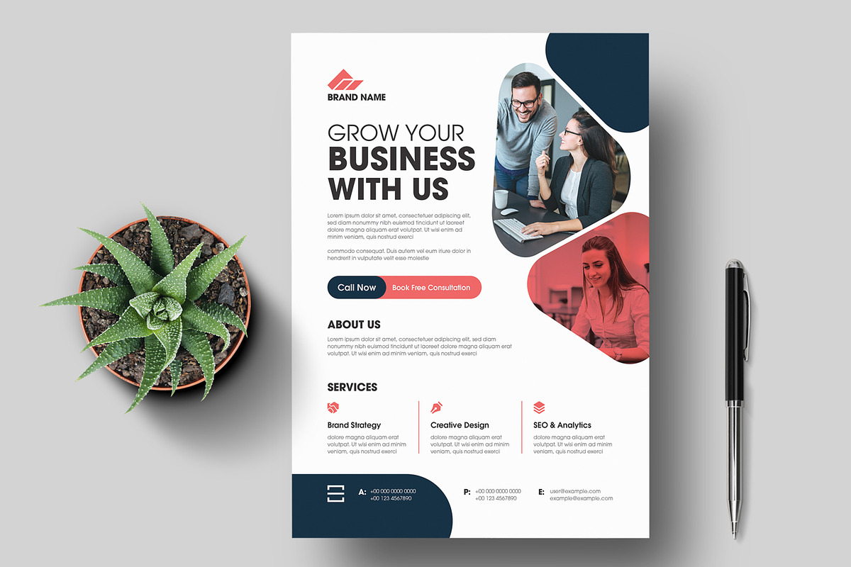 Corporate Business Flyer Template