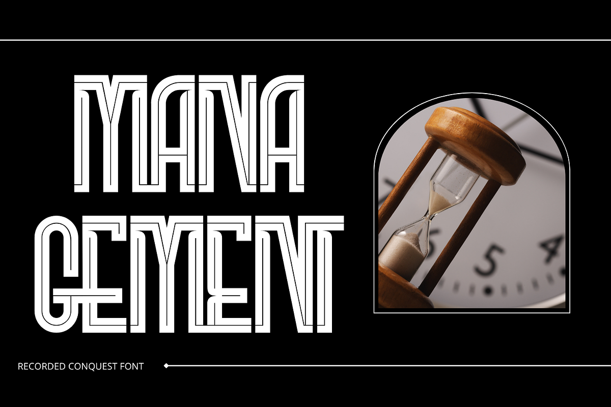 RECORDED CONQUEST - CONDENSED FONT, a Sans Serif Font by 177Studio (Photo 4 of 8)