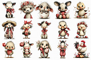 Whimsical Easter Farm Clipart, an Illustration by Libby Wishes (Thumbnail 2 of 7)