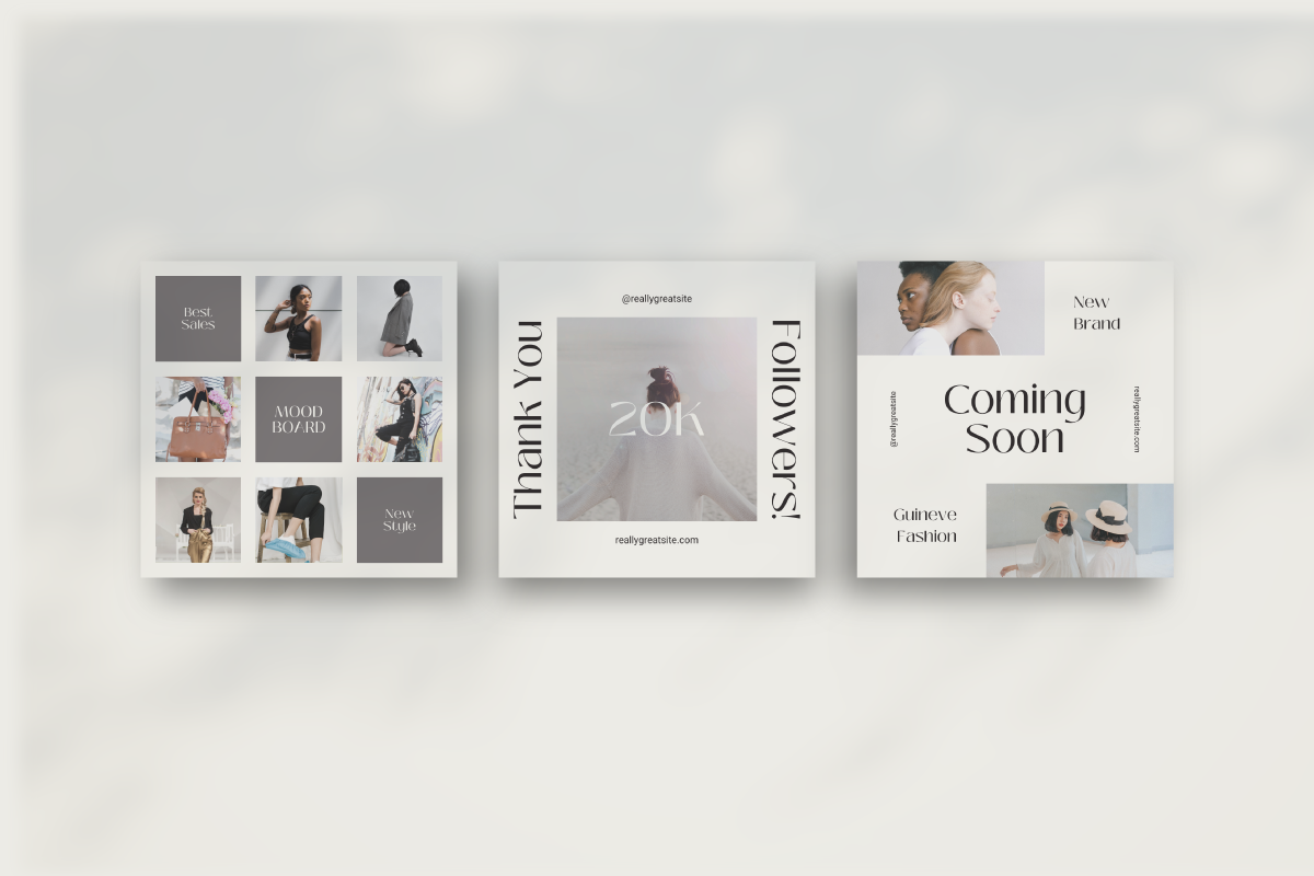 Guineve Fashion - Canva Instagram, a Social Media Template by Inkofert (Photo 6 of 11)