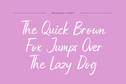 Bomqagi Brush - Script Logo Font, a Handwritten Font by Nirmana Visual (Thumbnail 4 of 10)