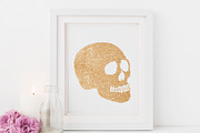 Gold Halloween Silhouette Clipart, a Graphic by ConfettiBears (Thumbnail 4 of 5)