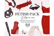 Fetish BDSM Leather latex LGBT pride, an Object Illustration by Milatoo (Thumbnail 1 of 6)