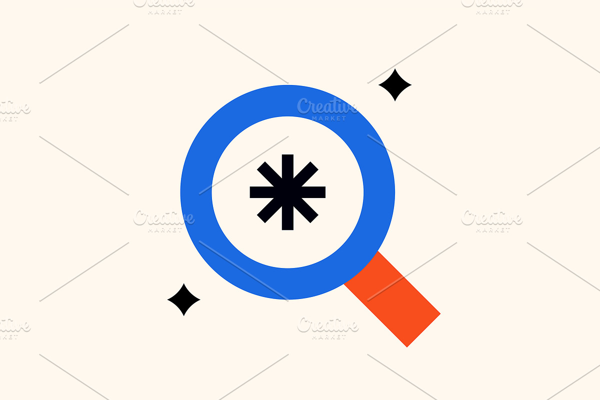 Money search flat illustration, a Finance Illustration by Visual Sanctum