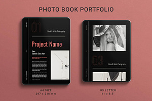 Photo Book Template Design Layout