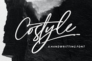 Costyle - A Handriwtten Font, a Script Font by ErgibiStudio (Thumbnail 1 of 11)