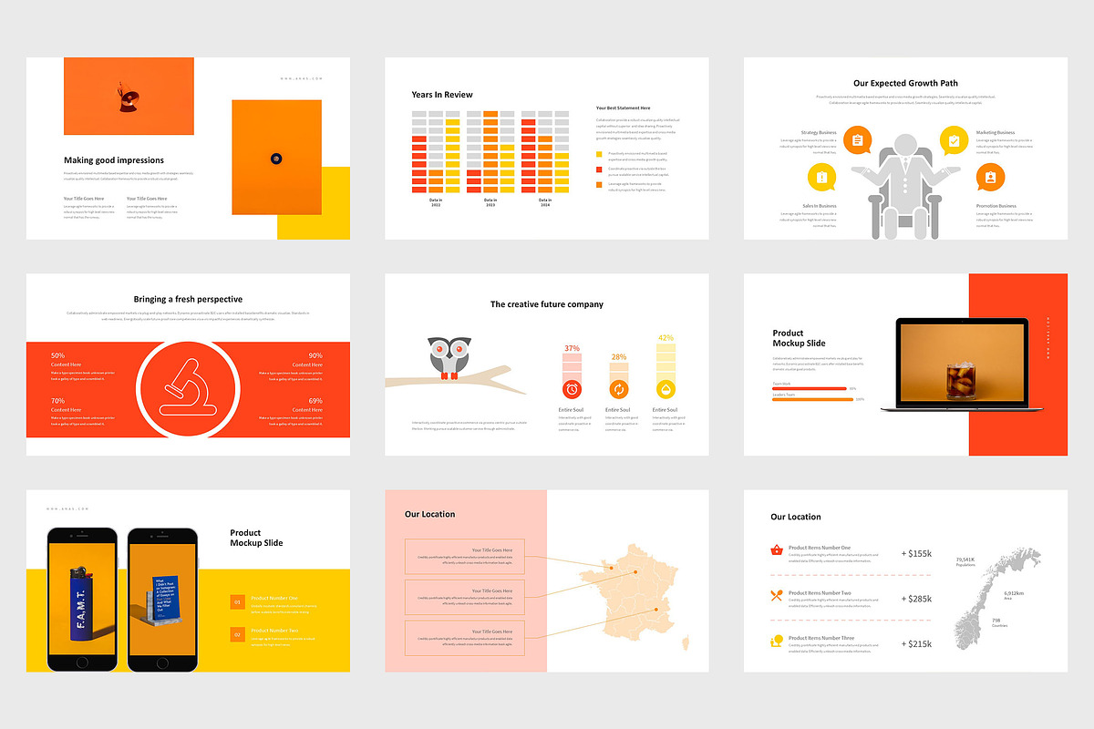 Anas : Pitch Deck Powerpoint, a Presentation Template by Punkl Camp (Photo 4 of 9)