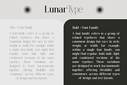 Lunar Type - Family Serif Font, a Serif Font by Flawless And Co (Thumbnail 3 of 10)