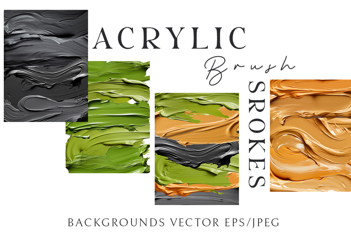 Acrylic Brush Strokes, an Object Graphic by Evgeniia (Photo 7 of 10)