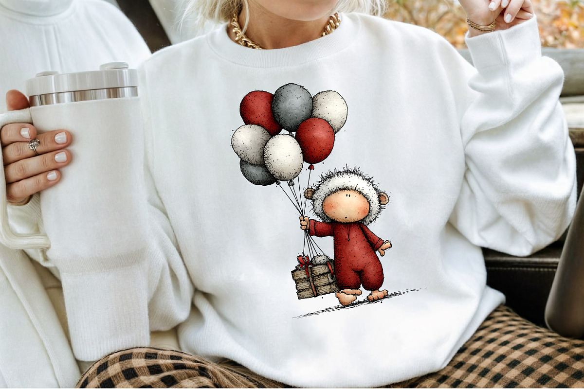 Quirky Santa Claus Clipart, an Illustration by Sublimation Artist (Photo 4 of 6)