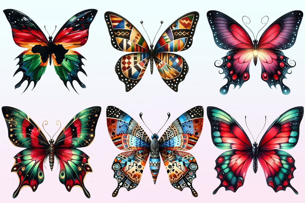 Juneteenth Butterfly Sublimation, a Graphic by CitraGraphics (Photo 2 of 4)