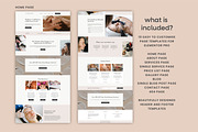 Beauty Salon Elementor Template Kit, a WordPress Template by Templatez.Co (Thumbnail 2 of 9)