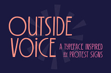 Outside Voice Handwritten Font