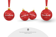 Christmas Ball Mockup Set, a Product Mockup by Country4k (Thumbnail 4 of 4)