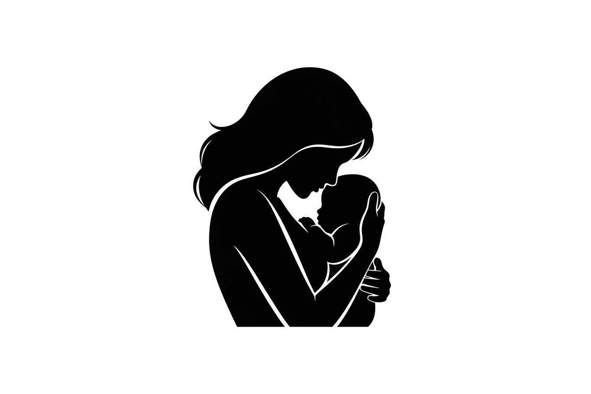 50 Mother and Baby Love Silhouette S, an Illustration by Designs_River (Photo 7 of 51)