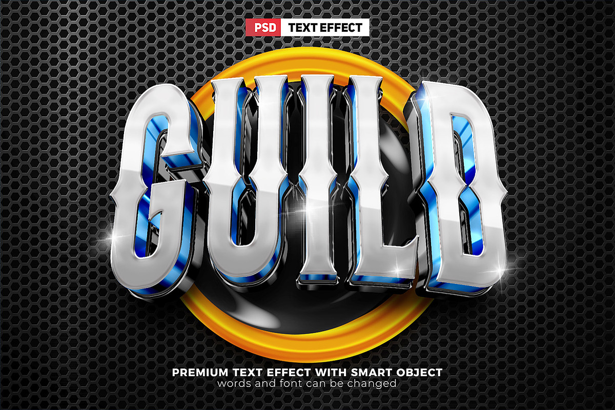 Esport 3D Text Effect Logo Template, a Layer Style Add-On by Agung Kreatif (Photo 2 of 5)