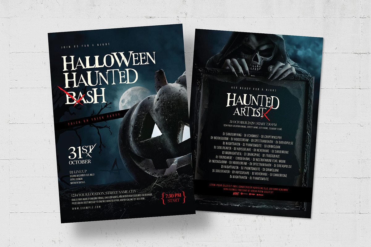 Halloween Flyer Template, a Flyer Template by BrandPacks (Photo 2 of 6)