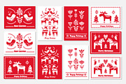 Scandinavian Christmas Collection, a Seasonal Illustration by Alisovna (Thumbnail 4 of 7)
