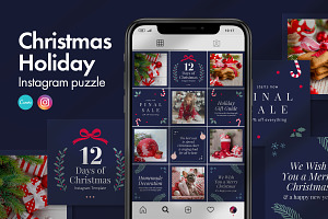 Christmas Instagram puzzle | CANVA