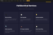 Electrician Website Template, a HTML Template by DigitalsDesigns (Thumbnail 4 of 5)