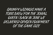 Corak - Display Sign Painting Font, a Handwritten Font by Ainun Jinan (Thumbnail 2 of 8)