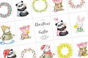 From Christmas to Easter Set, an Animal Illustration by Eva Katerina (Thumbnail 2 of 24)