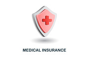 Insurance 3D Icons Set Bundle, an Object Graphic by Aimagenarium@gmail.com (Thumbnail 2 of 21)