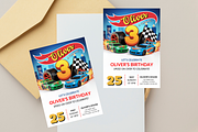 Hot Wheels Birthday Invitation, an Invitation Template by Earth5168 (Thumbnail 4 of 9)