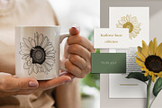 Sunflower line art collection, a Decorative Illustration by DamriNa art (Thumbnail 8 of 8)