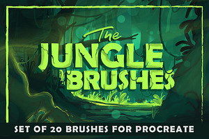 The Jungle: Procreate Brushes