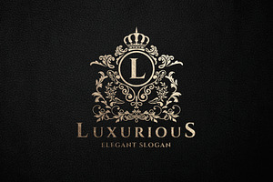 Luxurious Elegant Letter L Logo