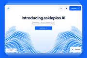 asklepios: AI Healthcare Website, a Landing Page Template by strangehelix.bio (Thumbnail 3 of 8)