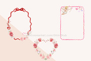 Romantic Valentine Clipart Set, a Decorative Illustration by OKArtHub (Thumbnail 6 of 11)