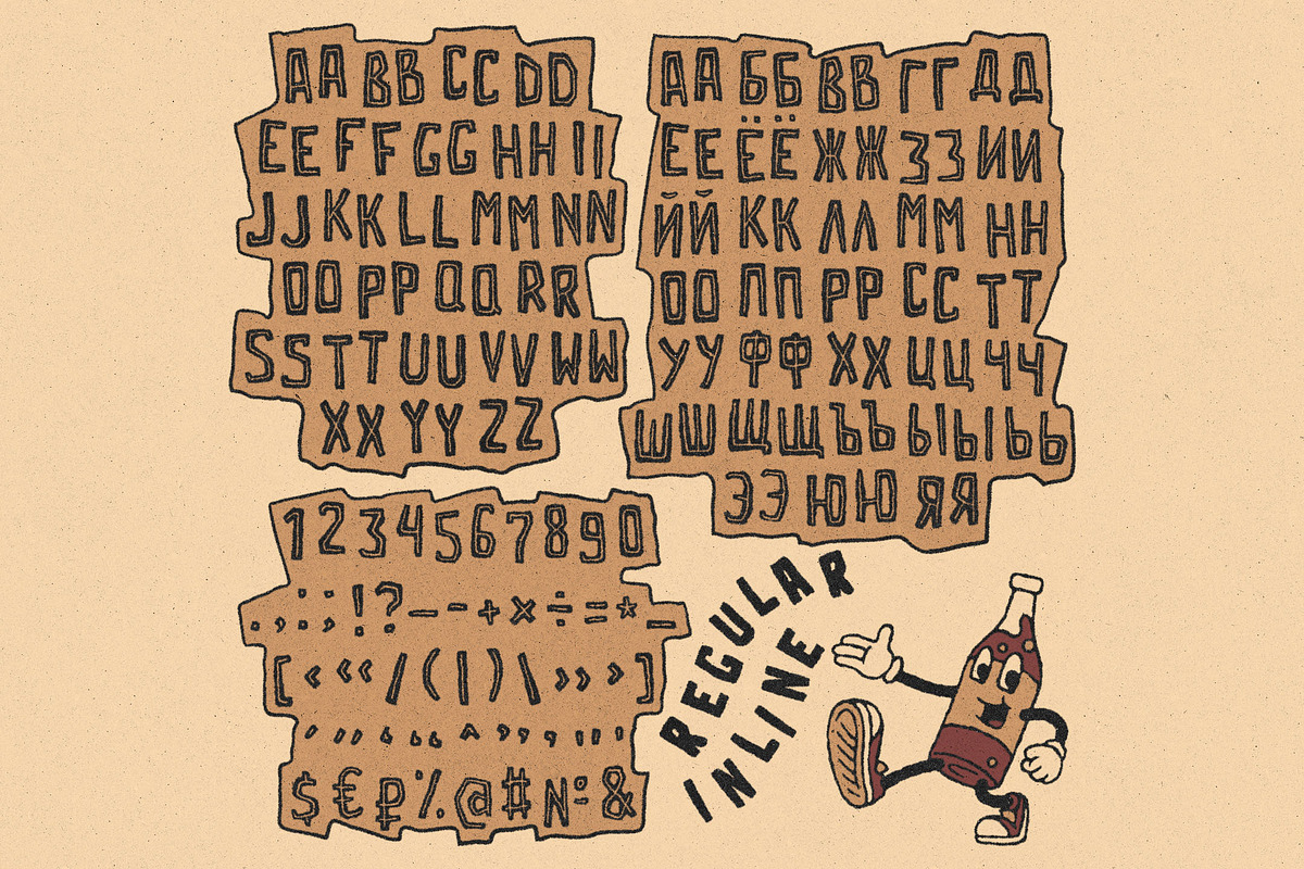 BOOZY | FONT FAMILY, a Font by 2DFUNS (Photo 5 of 9)