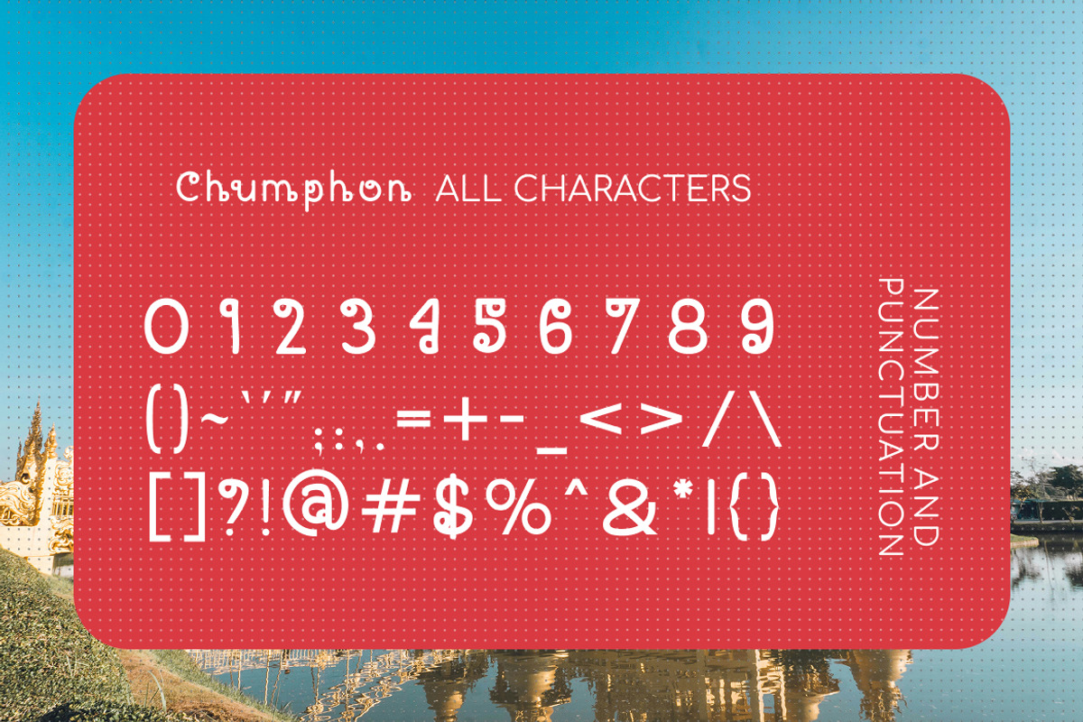 Chumphon – Thailand Style Font, a Sans Serif Font by Vadovastd (Photo 7 of 8)
