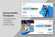 Cricket Tournament Social Media, a Social Media Template by nandinigraphics (Thumbnail 1 of 2)