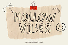 HOLLOW VIBES CUTE QUIRKY FONT