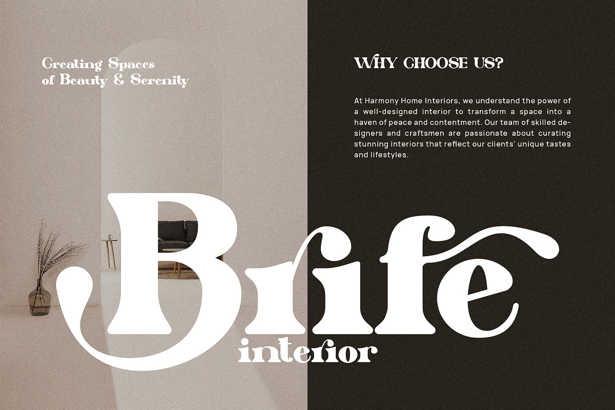 Qarifa Elegant Ligature Serif Font, a Serif Font by Perfectype (Photo 4 of 8)