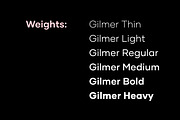 Gilmer – Geometric Sans Serif, a Sans Serif Font by Piotr Łapa (Thumbnail 3 of 15)