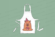 Cute Capybara Party, an Animal Illustration by Palau (Thumbnail 4 of 12)