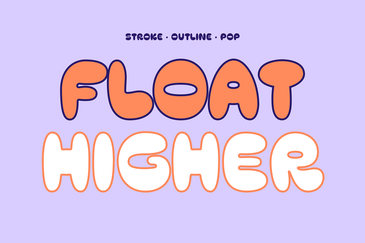 Klouds - Bubbly Playful Retro Font, a Handwritten Font by Oblique Foundry (Photo 5 of 10)