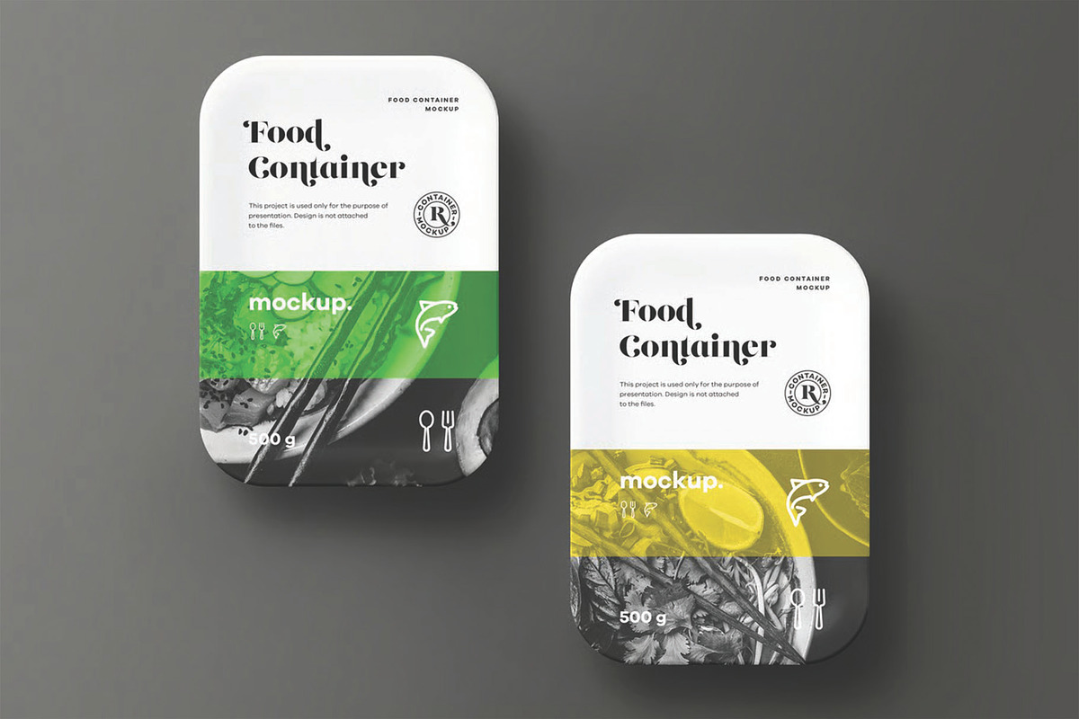Food Container Mockup, an Advertising Mockup by DesignRushMarket (Photo 13 of 14)